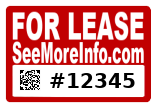 Example For Lease sign created with SeeMoreInfo